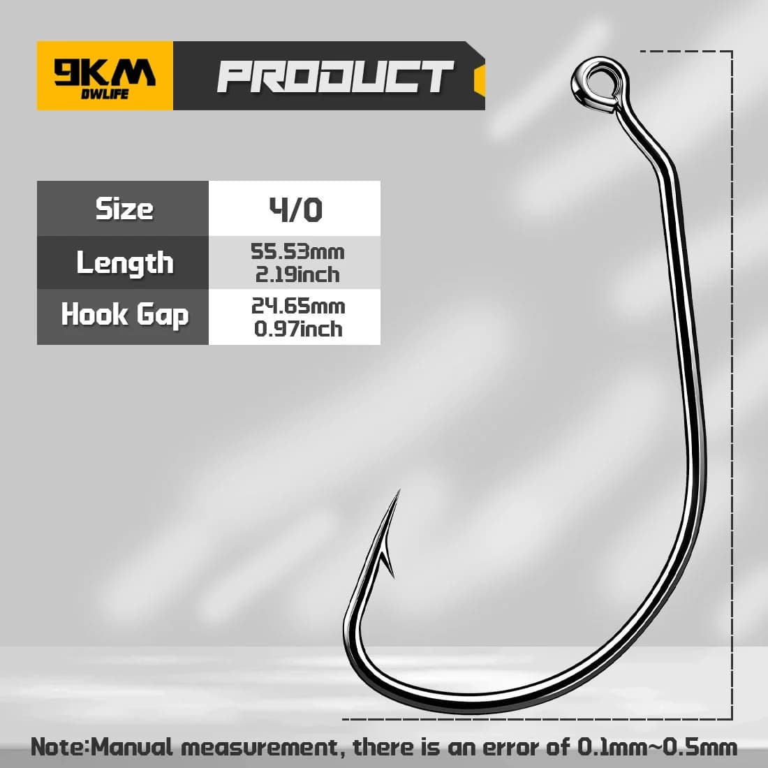 Háčiky EWG Wacky Jig Worm, 25–100 ks